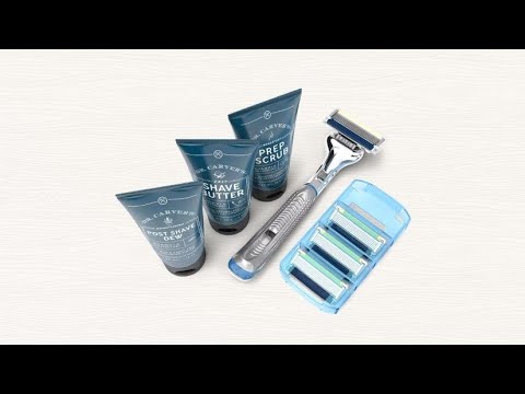 Dollar Shave Club - Trial Kit Unboxing, Review and Demonstration