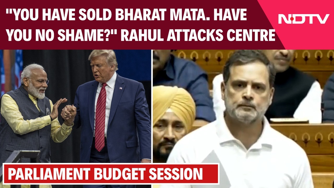 Rahul Gandhi Speech Today |"You Have Sold Bharat Mata. Have You No Shame?" Rahul Gandhi Slams Centre