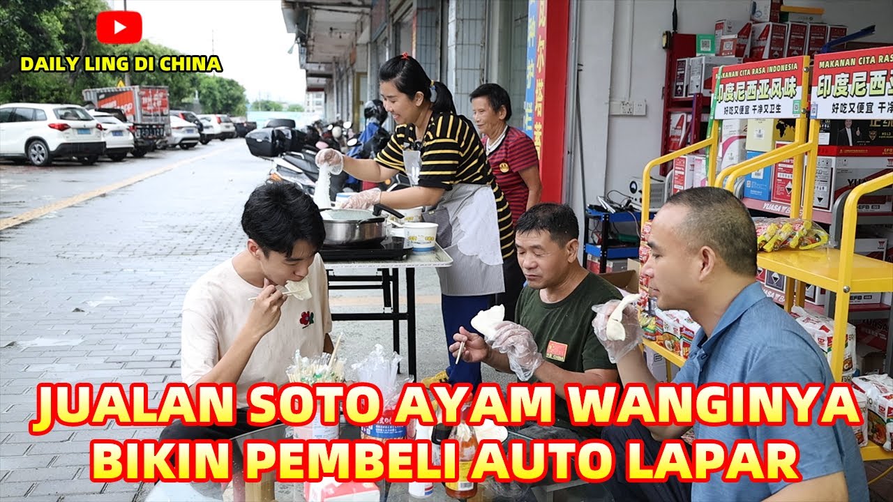 HARI KE-3 JUALAN SOTO AYAM  , BAHAGIA NYA TERNYATA MEREKA SUKA DGN SOTO AYAMKU | NENEK KU BERNYANYI