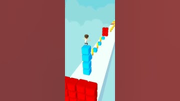Cube Stacker Surfer 3D Gameplay - Run Free Cube Jumper Game#1