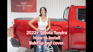 2022+ Toyota Tundra Crewmax    How to install BakFlip Bed cover Installation MX4 tonneau F1 G2 X4s