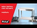 Vídeo: Mesa Central con 1 Estante 2000x600x850 mm Desmontable (201) Romux