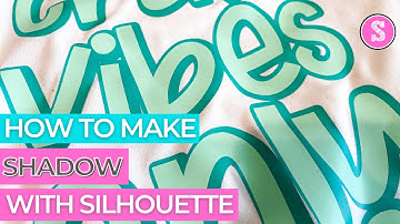 Hands Down Easiest Way to Make a Shadow in Silhouette Studio
