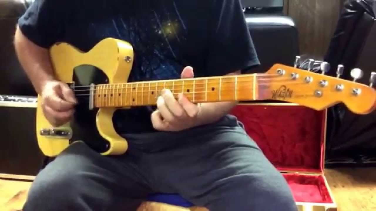 2014 Charles Whitfill BlackGuard T Extremely resonate guitar hand built BlackGaurd goodness