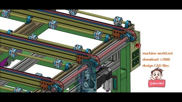 Lift and reverse conveyor-industrial 3D model : machine-world.net P310