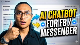 paano GUMAWA ng AI Chatbot for FB Page / Messenger (BOTCAKE AI TUTORIAL)