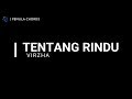 Virzha - Tentang Rindu - Kunci Gitar Lirik Lagu & Chord Gitar Mudah - PemulaChords