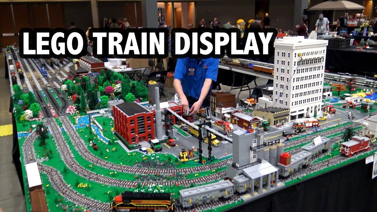 Huge LEGO Train Layout at Chicago YouTube