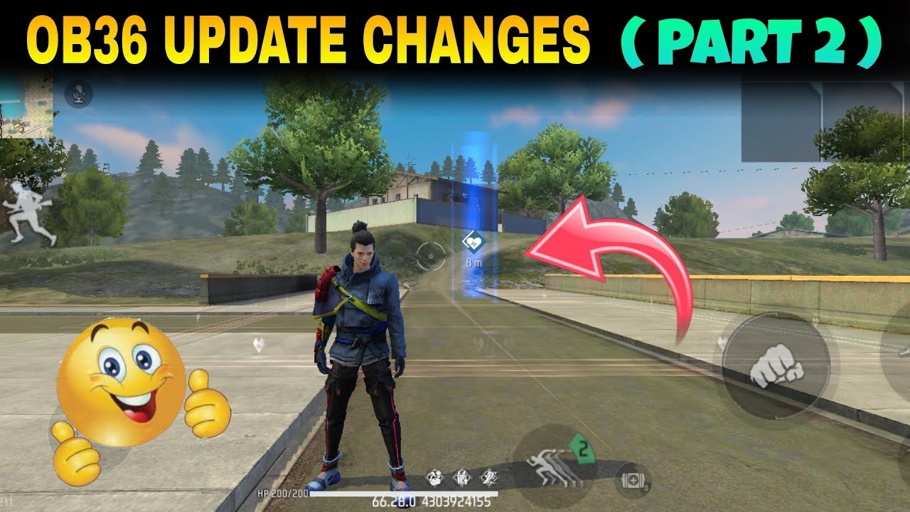 TOP OB36 UPDATE CHANGES (PART-2) 😱 GARENA FREE FIRE