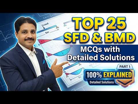 🚀 Top 25 SFD & BMD MCQs with Detailed Solutions | Part 1 | Tikle's Academy