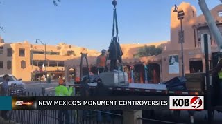Statues of two controversial historical NM figures may emerge from storage