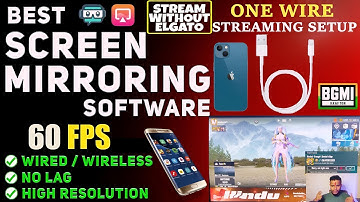 Stream With Charging Cable 2k/4k Quality | No Sound Delay || DOUWAN | IOS | ANDROID