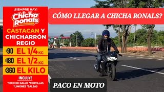 Chicha Ronals En Veracruz, Cómo Llegar? Pacoenmoto Te Lleva
