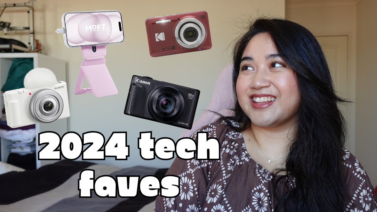 📸 tech faves for 2024 | kodak pixpro fz55, canon sx740 hs, sony