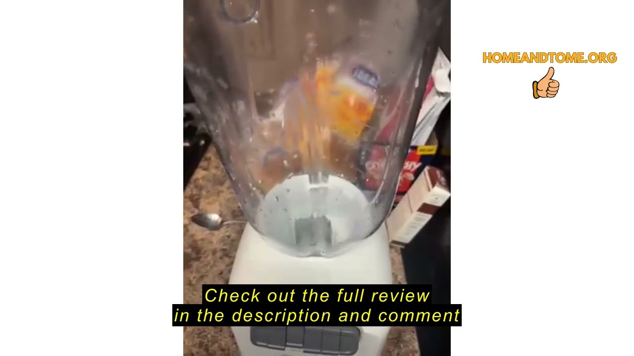 Review BLACK+DECKER 750W Ice Crushing Blender, 56oz PerfectPour Jar, 6-Tip Stainless Steel Blade, 8