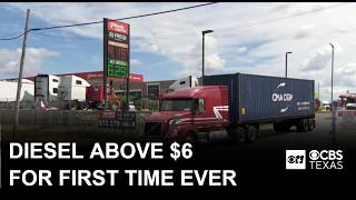 Diesel prices surpass $6 a gallon for first time in history