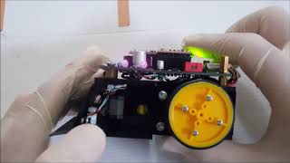 Mini Robot Sumo Multiple Infrared Sensors with Noise Filter