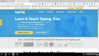 Typing.com Login with Google