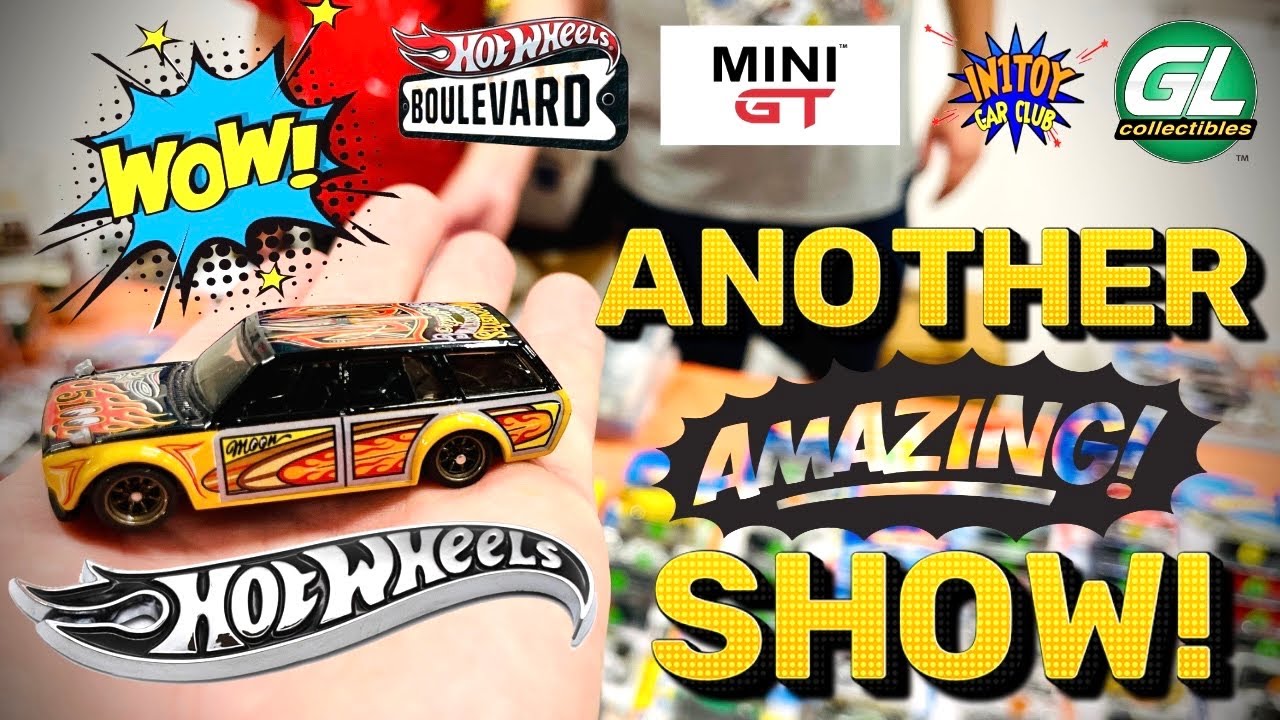 I WENT TO AN AWESOME DIECAST COLLECTIBLES SHOW!!  I SAW SOME AMAZING HOT WHEELS INCLUDING CUSTOMS!!