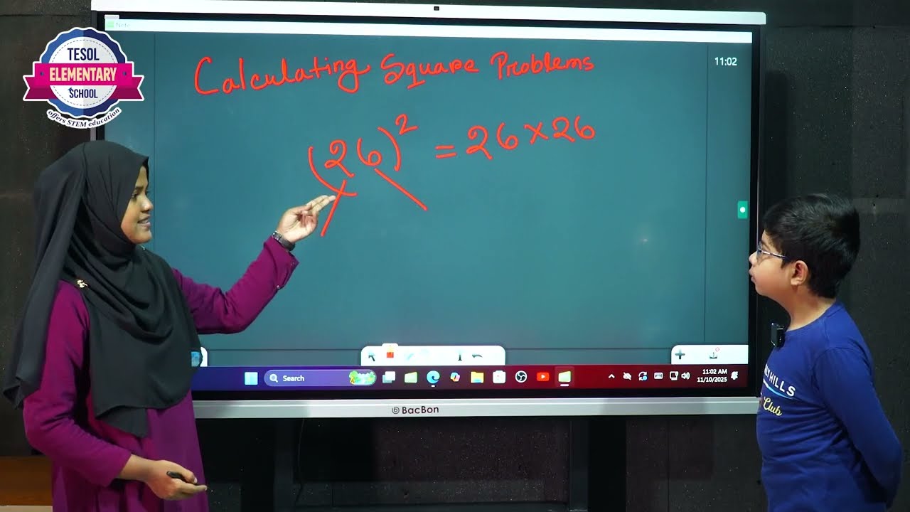 👉 Возведение в квадрат за секунды! ⚡ Простой метод для детей и студентов