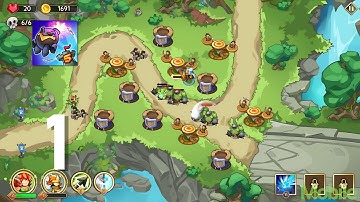 King of Defense 5: TD Games - Stage 1 ~ 3 - Gameplay Walkthrough Part 1 (Android, IOS)