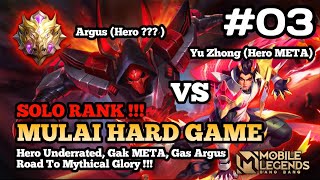 EP#3 | Akhirnya Lawan Hero META (Yu Zhong) | Road To Mythical Glory | MLBB