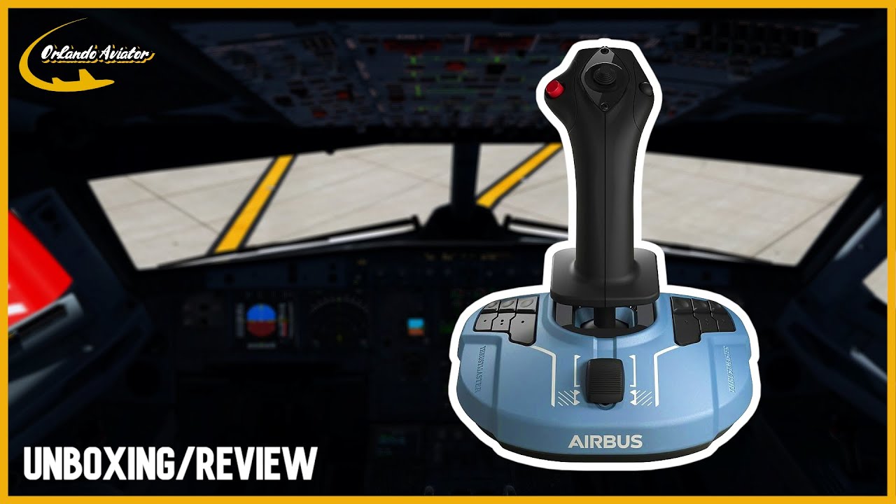 Thrustmaster TCA Sidestick Airbus Edition Unboxing & Review inside X-plane  11 