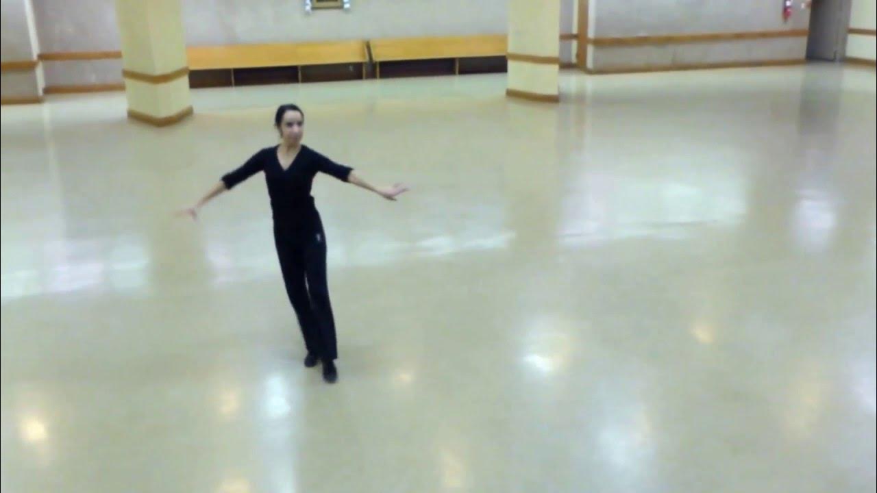 Short sample of "Slamming Doors" line dance, choreographed by Rob