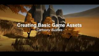 Creating Basic Game Assets [Timelapse][05] - Cartoony Bushes