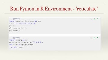 How to run python in R using reticulate