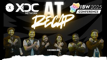 IBW Bengaluru 2025 Recap — XDC Network Highlights, Booth Moments & Community Interactions