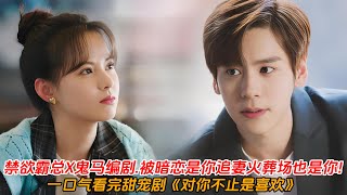 一口气看完甜宠剧《对你不止是喜欢》禁欲霸总为爱走下神坛#😍鬼马编剧反杀攻略😍被暗恋是你追妻火葬场也是你🤣魏哲鸣、黄日莹