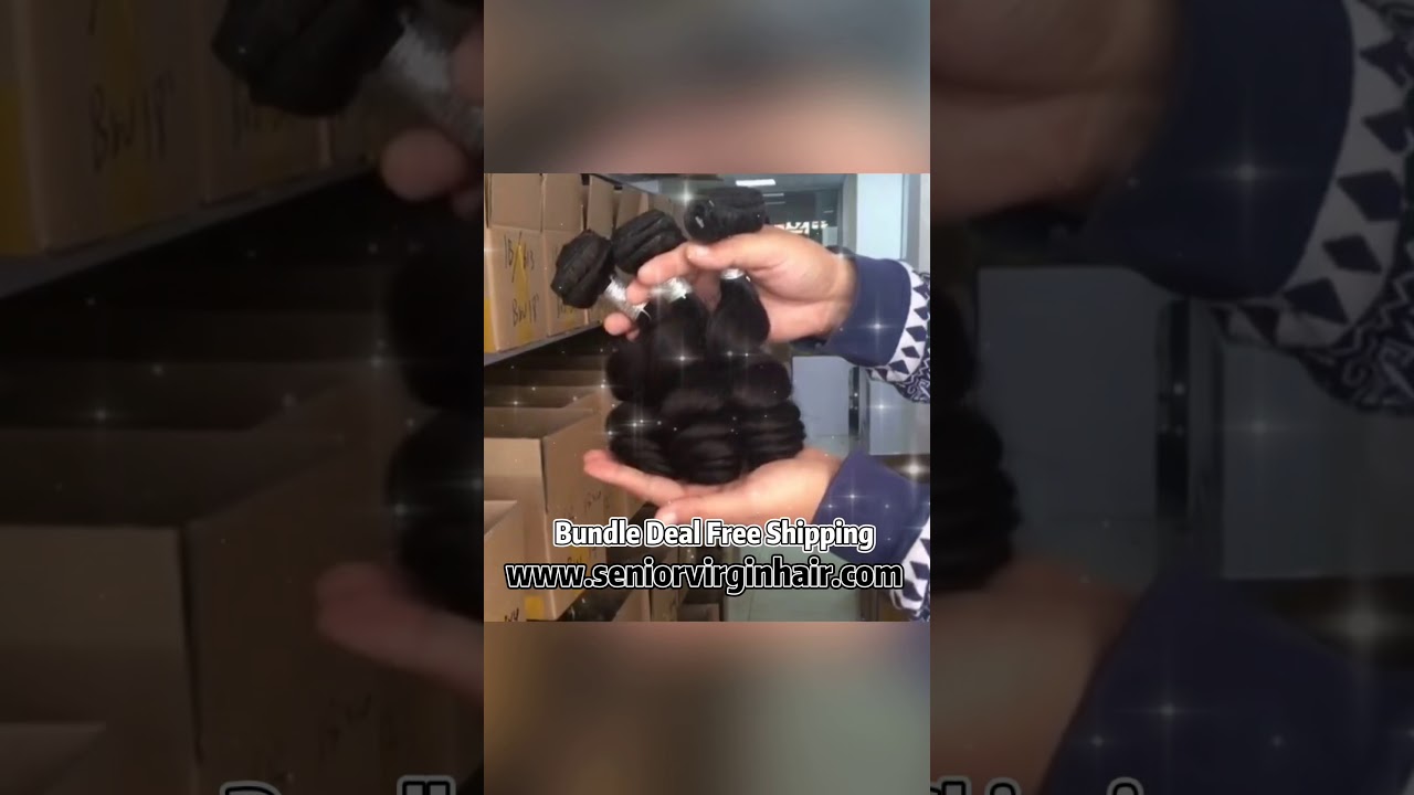 Brazilian Hair Loose Wave Bundles 100% Human Hair Natural Black