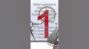 Quiz: Which scientist is famous for discovering the theory of relativity?