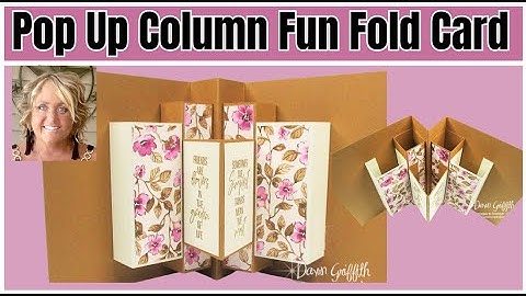 🔴 Pop Up Column Fun Fold Card