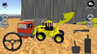 Stone Pit Dozer Simulator #2, Heavy dozer driving simulator games, dozer game video screenshot 4