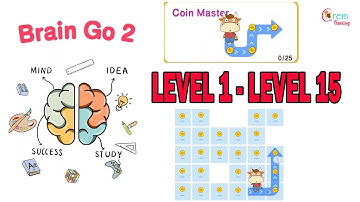 Brain Go 2 All levels 1 – 15 ANSWERS – Coin Master | Cremgaming