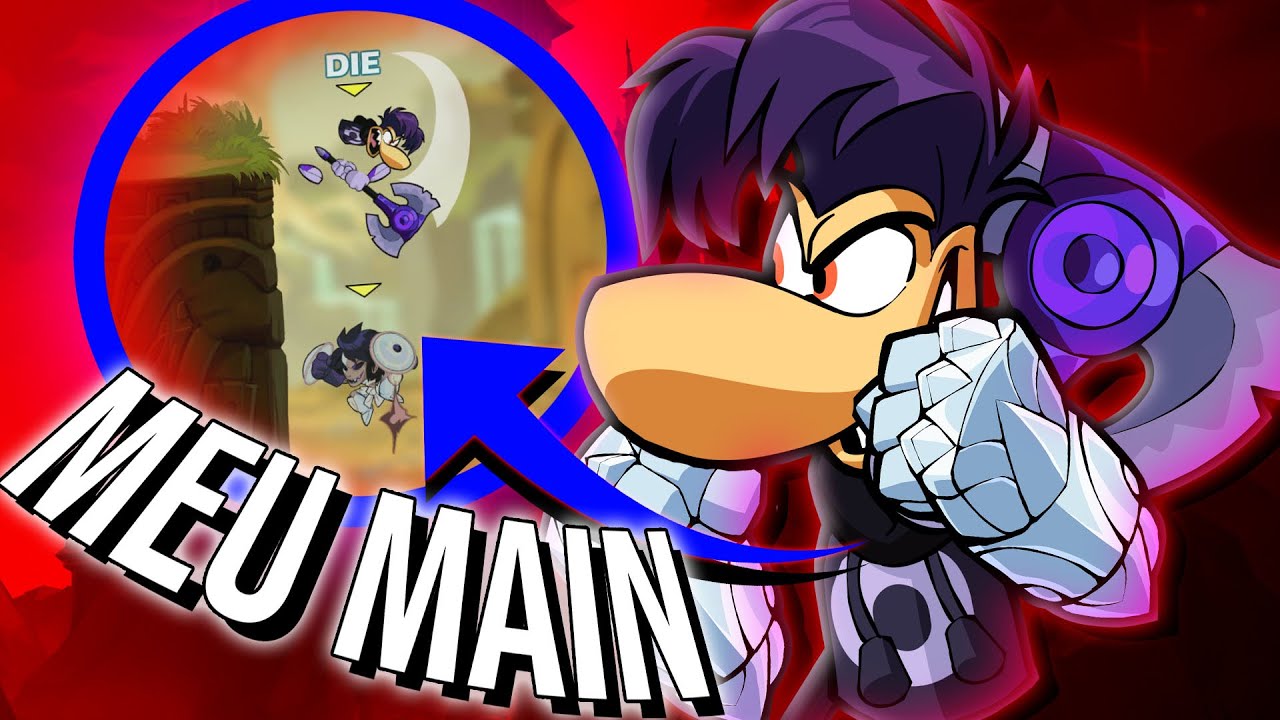 JOGANDO SÉRIO COM O RAYMAN!! - Brawlhalla