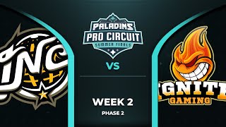 PALADINS Pro Circuit: IGNITE GAMING vs InControl Nation (Phase 2 Week 2)