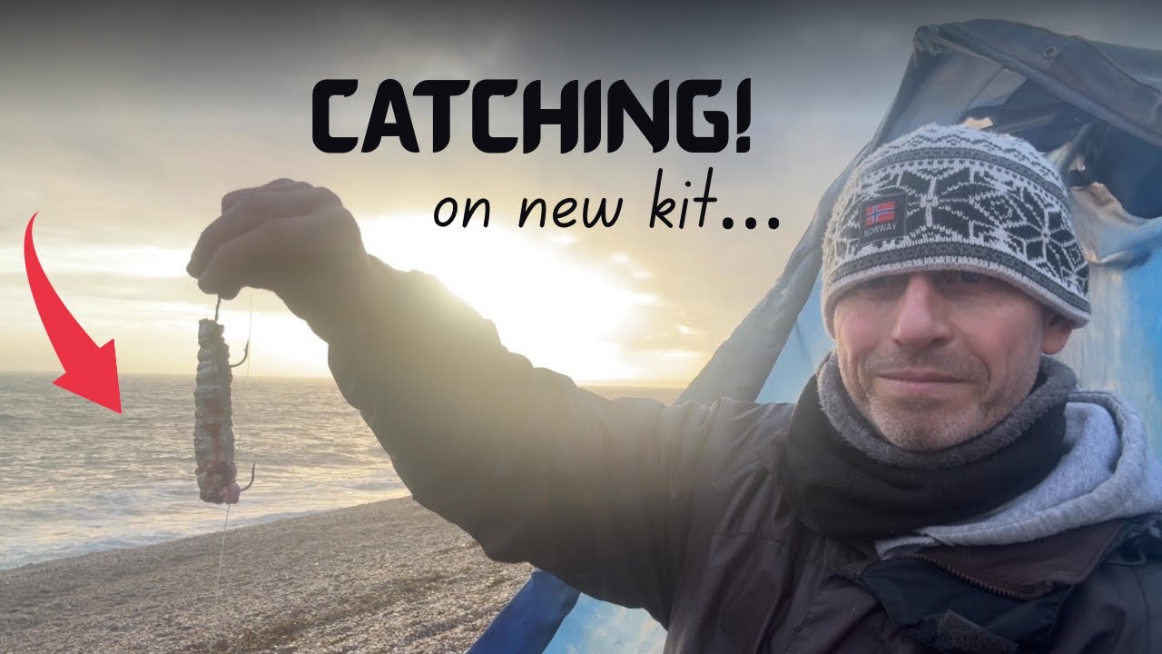У меня появились новые игрушки! Ловил рыбу на пляже в Девоне в феврале… Морская рыбалка в Великоб...