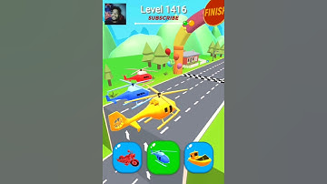 Shape-shifting Funny Race Gameplay new hyper casual game Level-1416 #shorts #gameplay #shapeshifting