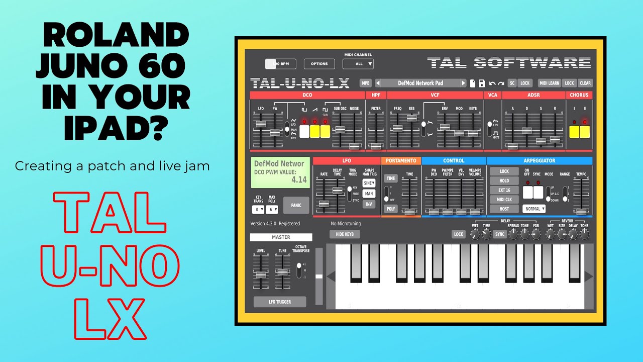 Is TAL-U-NO-LX the Best Roland Juno 60 Synth App for iPad?