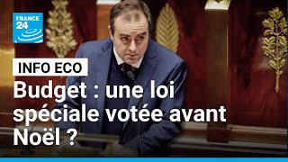 Budget : une loi spéciale votée avant Noël ? • FRANCE 24
