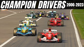 A RACE Between All F1 CHAMPION DRIVERS From 2000 2023 | REMATCH