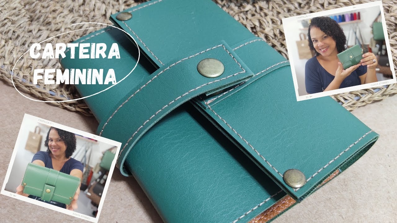 Carteira feminina, dia das mães vem aí...