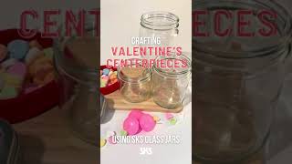 DIY Valentine's Day Centerpieces In SKS Bottle & Packaging Clear Glass Jars