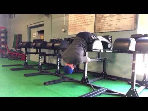 Back Extensions w/ Rounded Back (glutes) - YouTube
