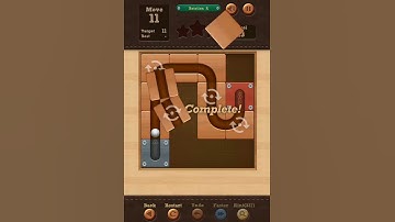 Roll the Ball slide puzzle Rotation A Pack Level 23 Solution