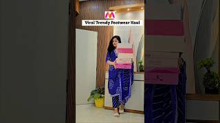 Myntra Affordable footwear haul #footwear #sleeper #shorts #shopping