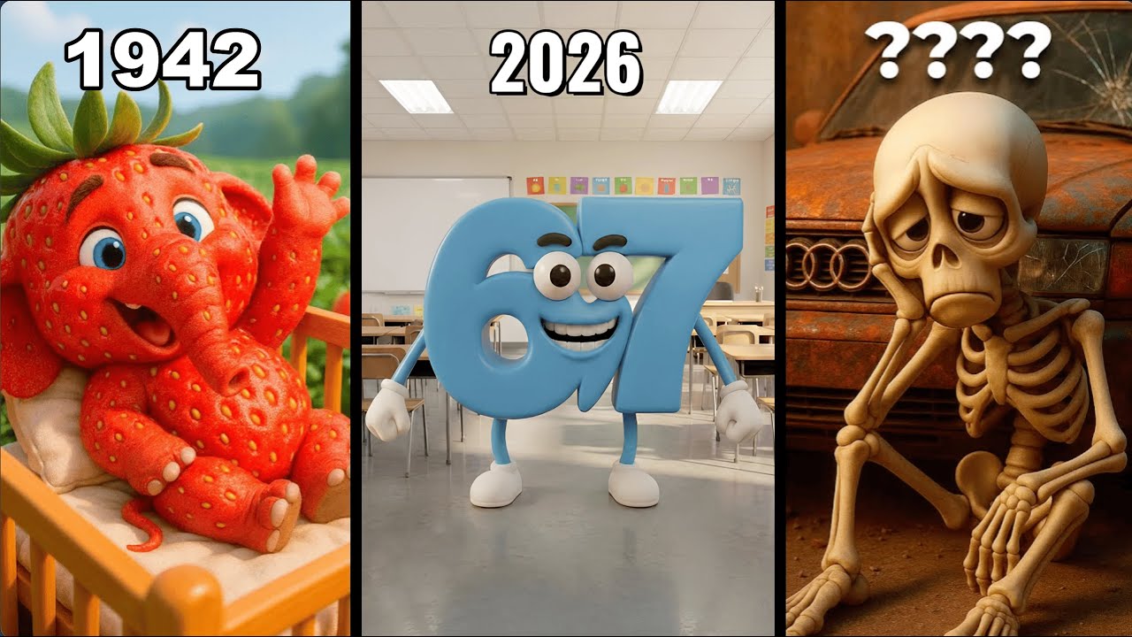 Italian Brainrot - Brainrot Evolution of Strawberry Elephant (Official Music MIX)